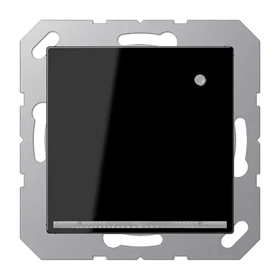 JUNG LED-orientatieverlichting met geïntegreerde lichtsensor A-range zwart glans (A 1539-O SW LNW)