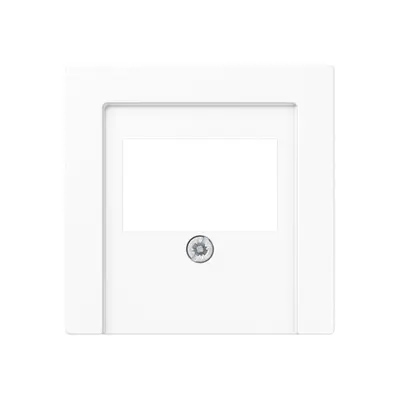 JUNG centraalplaat multimedia A-range sneeuwwit mat (A 569 BFPLT WWM)