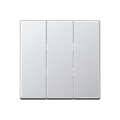JUNG schakelwip 3-voudig A-range aluminium (A 593 BF AL)