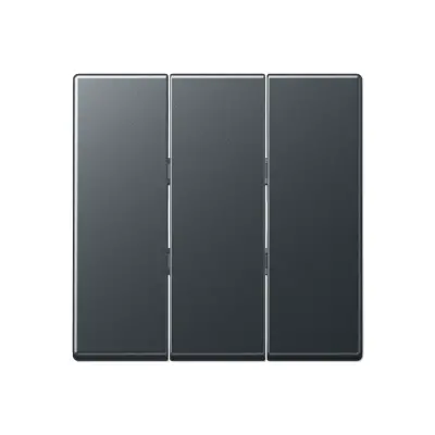 JUNG schakelwip 3-voudig A-range antraciet mat (A 593 BF ANM)