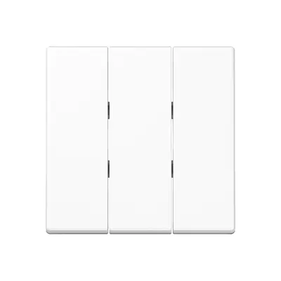 JUNG schakelwip 3-voudig A-range sneeuwwit mat (A 593 BF WWM)