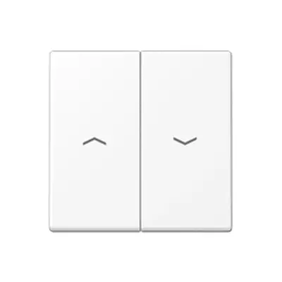 JUNG wip tbv jaloezieschakelaar A-range sneeuwwit mat (A 595 P WWM)