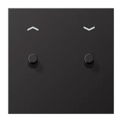 JUNG wip tbv jaloezieschakelaar cilinder LS1912 dark gelakt aluminium (AL 12-5 P D R 01)