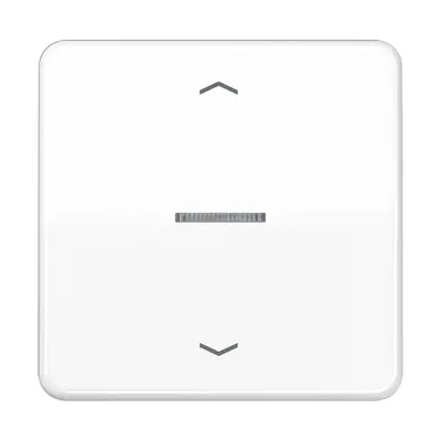 JUNG schakelwip met controlevenster en pijlsymbolen voor HOME draadloze schakelaar CD500 alpine wit (CD 101 KO5P WW)