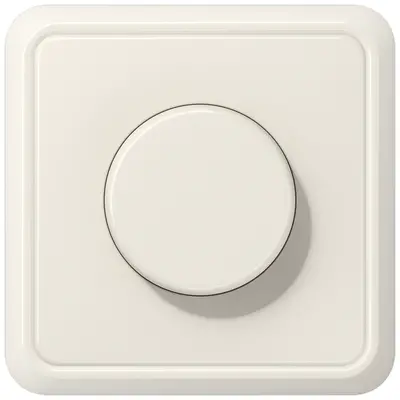 JUNG LED draaidimmer compleet voor enkele montage 3 - 40 Watt CD500 creme (CD 5544.03 V)