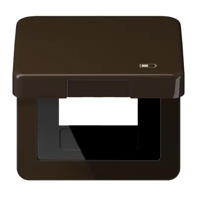 JUNG klapdeksel met USB-ladersymbool CD500 bruin (CD 590 KL USB BR)