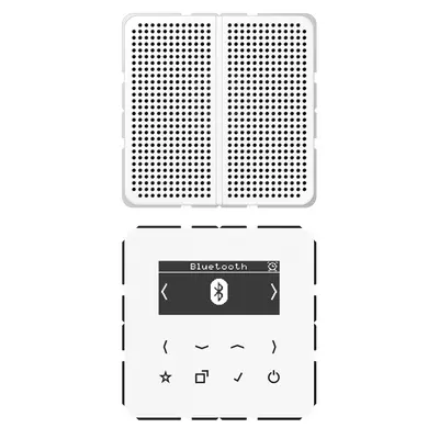 JUNG smart radio DAB+ Bluetooth set met 1 luidspreker CD500 alpine wit (DAB CD1 BT WW)