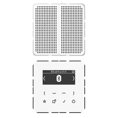 JUNG smart radio DAB+ bluetooth set met 1 luidspreker CD500 alpine wit (DAB CD1 BT WW)