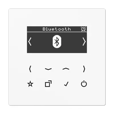 JUNG smart radio DAB+ Bluetooth zonder luidspreker LS990 alpine wit (DAB LS BT WW)