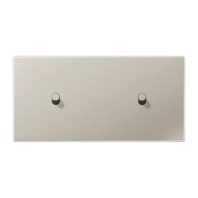 JUNG schakelwip cilinder voor 2 x enkele schakelaar horizontaal LS1912 edelstaal (ES 12-200 R 1)