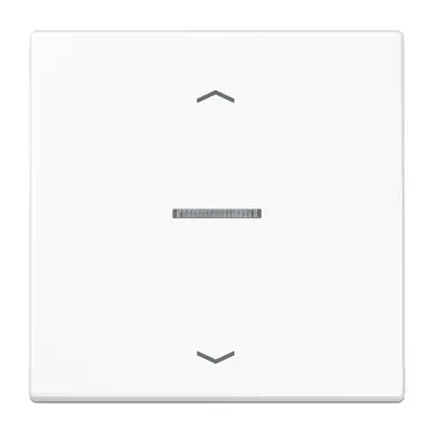 JUNG schakelwip met controlevenster en pijlsymbolen voor HOME draadloze schakelaar LS990 alpine wit (LS 101 KO5P WW)