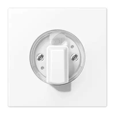 JUNG draaiknop tbv jaloezie of draaischakelaar LS990 sneeuwwit mat (LS 1941 WWM)