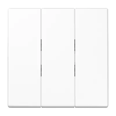 JUNG schakelwip drievoudig LS990 sneeuwwit mat (LS 993 BF WWM)