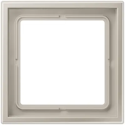 JUNG afdekraam 1-voudig LS ZERO thermoplast edelstaal (LSZ ES 981 BF)