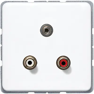 JUNG afdekking cd500 alp wt audio/ (MA CD 1011 WW)
