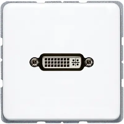 JUNG afdekking cd500 alpin wt 1xdv (MA CD 1193 WW)