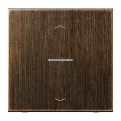 JUNG schakelwip met controlevenster en pijlsymbolen voor HOME draadloze schakelaar LS990 messing antiek (ME 101 KO5P AT)