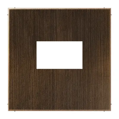 JUNG centraalplaat USB-lader met klikbevestiging LS990 messing antiek (ME 1969 USB AT)