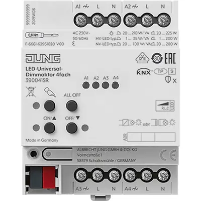 JUNG KNX dimactor universeel 4-voudig (39004 1S R)