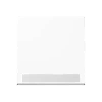 JUNG schakelwip met tekstvenster A-range alpine wit (A 590 BF NA WW)