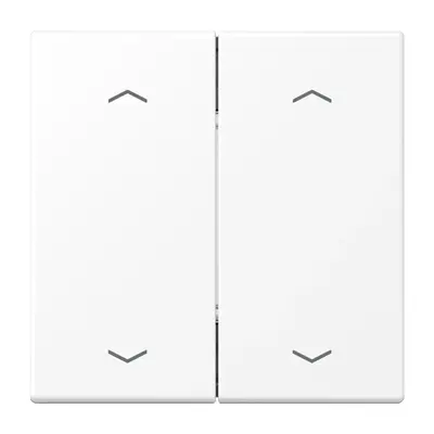 JUNG EnOcean draadloze wandzender 4-kanaals met pijlsymbolen LS990 sneeuwwit mat (ENO LS 995 MP WWM)