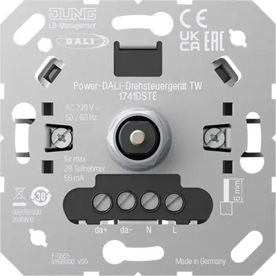 JUNG Power DALI-draaistuureenheid Tunable White (1741 DSTE)