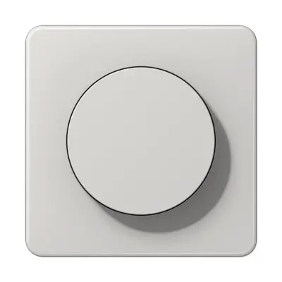 JUNG dimmerknop draaidimmer CD500 lichtgrijs (CD 1740 LG)