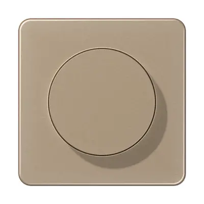 JUNG dimmerknop draaidimmer CD500 goud brons kunststof (CD 1740 GB)
