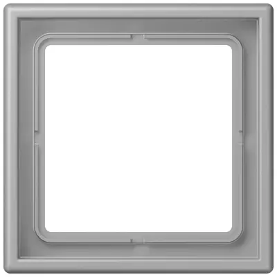 JUNG afdekraam 1-voudig Les Couleurs gris moyen 204 (LC 981 204)