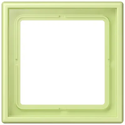 JUNG afdekraam 1-voudig Les Couleurs vert jaune clair 222 (LC 981 222)