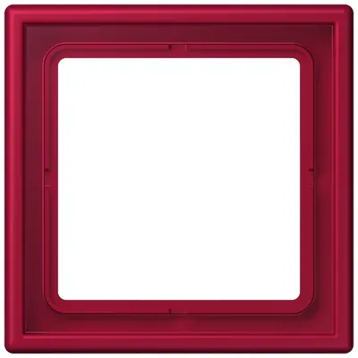 JUNG afdekraam 1-voudig Les Couleurs rouge carmin 229 (LC 981 229)