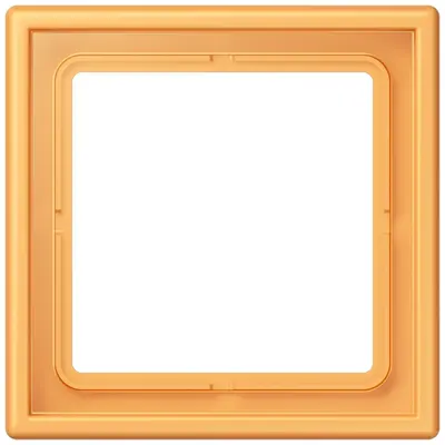 JUNG afdekraam 1-voudig Les Couleurs ocre jaune clair 254 (LC 981 254)