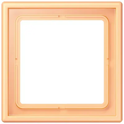 JUNG afdekraam 1-voudig Les Couleurs terre sienne clair 59 258 (LC 981 258)