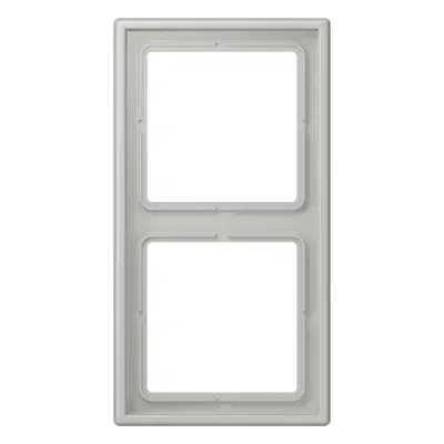 JUNG afdekraam 2-voudig Les Couleurs gris claire 31 205 (LC982205)