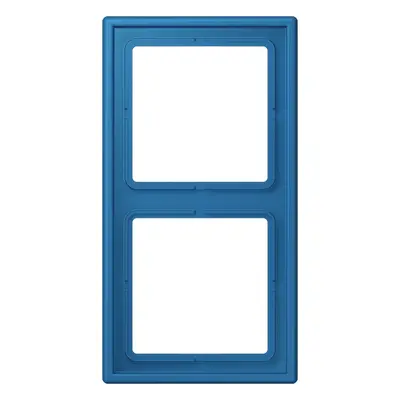 JUNG afdekraam 2-voudig Les Couleurs bleu ceruleen 31 211 (LC 982 211)