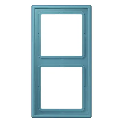 JUNG afdekraam 2-voudig Les Couleurs ceruleen vif 212 (LC 982 212)