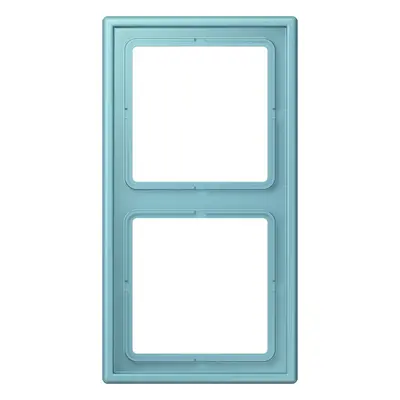 JUNG afdekraam 2-voudig Les Couleurs ceruleen moyen 213 (LC 982 213)