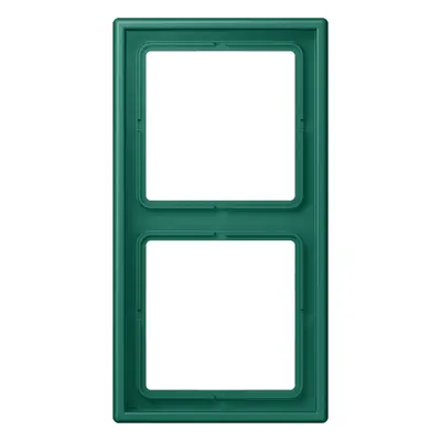 JUNG afdekraam 2-voudig Les Couleurs vert anglais 216 (LC 982 216)
