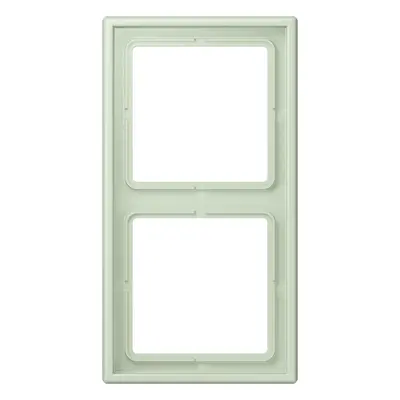 JUNG afdekraam 2-voudig Les Couleurs vert anglais pale 218 (LC 982 218)