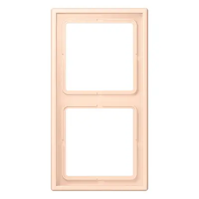 JUNG afdekraam 2-voudig Les Couleurs rose pale 228 (LC 982 228)