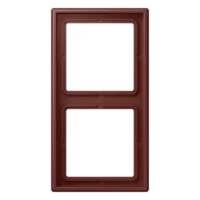 JUNG afdekraam 2-voudig Les Couleurs sienne brulee 31 235 (LC 982 235)