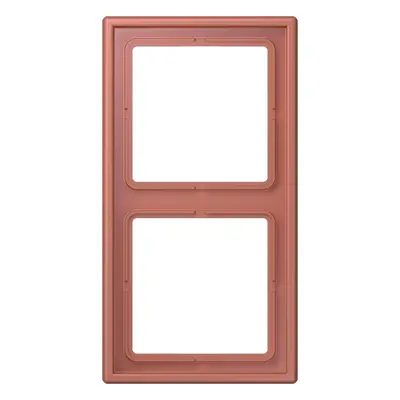 JUNG afdekraam 2-voudig Les Couleurs terre sienne brique 236 (LC 982 236)