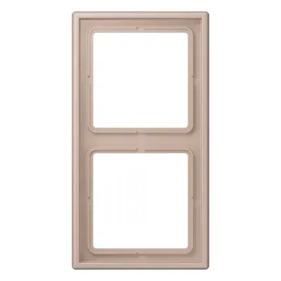 JUNG afdekraam 2-voudig Les Couleurs ombre brulee clair 240 (LC 982 240)