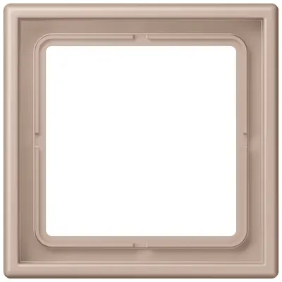 JUNG afdekraam 1-voudig Les Couleurs ombre brulee clair 240 (LC 981 240)