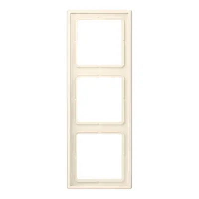 JUNG afdekraam 3-voudig Les Couleurs blanc ivoire 245 (LC 983 245)