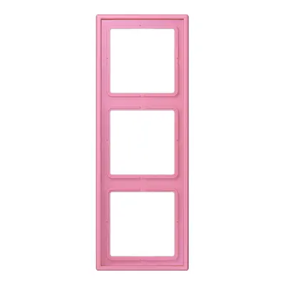 JUNG afdekraam 3-voudig Les Couleurs rose vif 246 (LC 983 246)