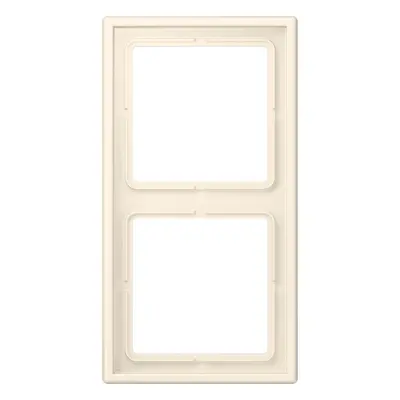 JUNG afdekraam 2-voudig Les Couleurs blanc ivoire 245 (LC 982 245)