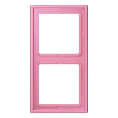 JUNG afdekraam 2-voudig Les Couleurs rose vif 246 (LC 982 246)