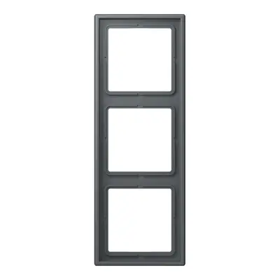 JUNG afdekraam 3-voudig Les Couleurs gris fonce 31 202 (LC 983 202)