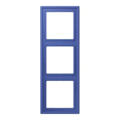 JUNG afdekraam 3-voudig Les Couleurs bleu outremer 31 206 (LC 983 206)